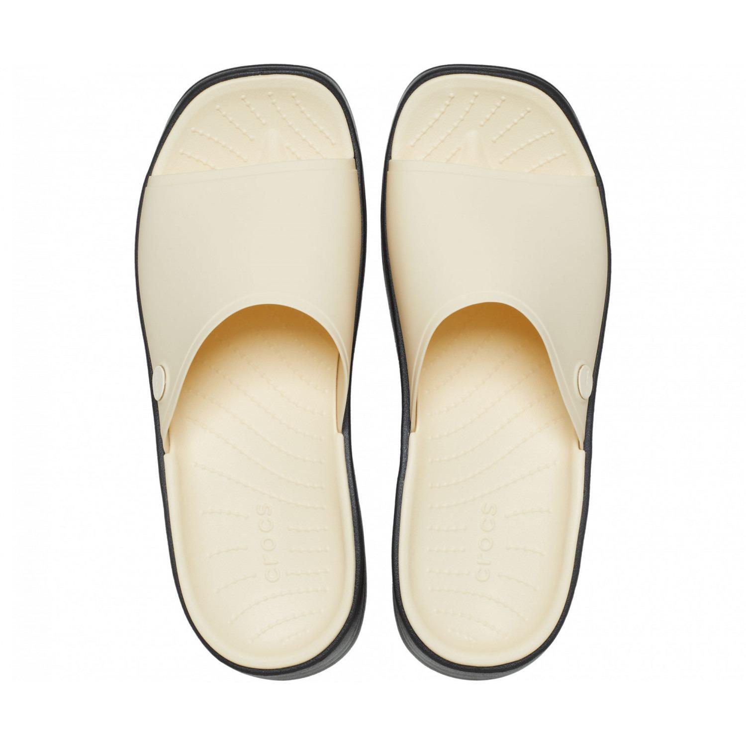 Шльопанці Crocs Skyline Slide M4W6 р. 36/23 см Vanilla Black (208182) - фото 4 Шльопанці Crocs Skyline Slide M4W6 р. 36/23 см Vanilla Black (208182) - фото 4