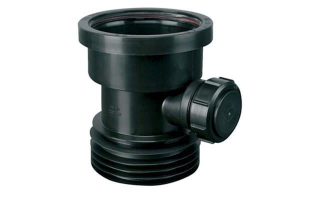 Патрубок соединительный Mcalpine 110 мм с выводом 40 мм (DC1-BL-BO)