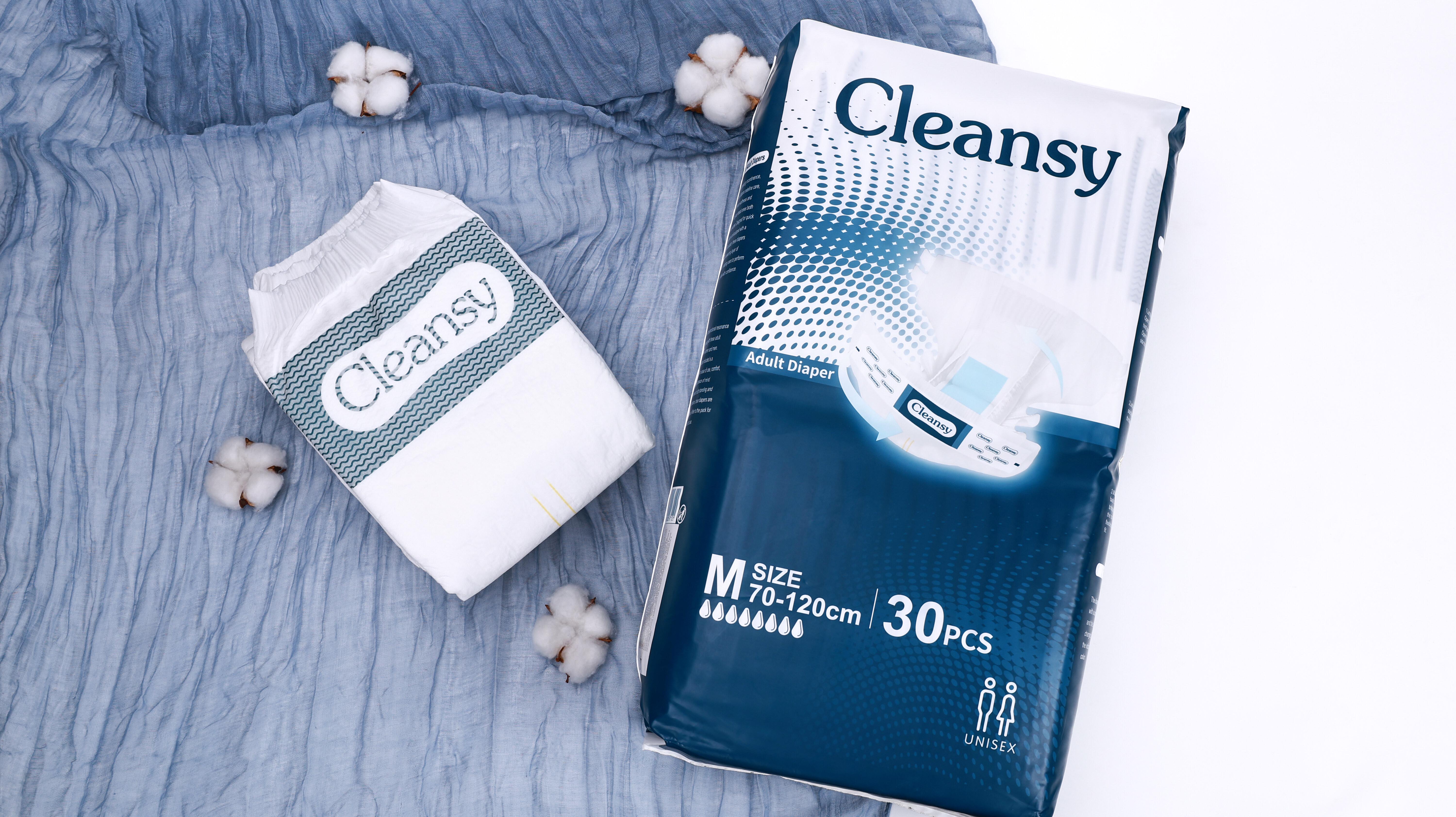 Подгузники для взрослых Cleansy L 30 шт. - фото 4 Подгузники для взрослых Cleansy L 30 шт. - фото 4