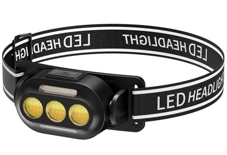 Фонарь налобный YD02-COB 300Lm USB-C