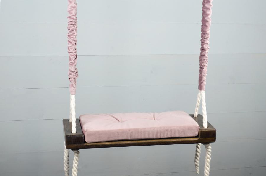 Качели детские внутренние Christyle подушкой 50х20 см Коричневый (15856)