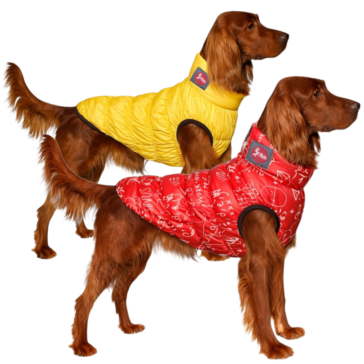 Жилет для собак двосторонній Diego Sport Double Піфагор р. 7 Червоний (124181783)