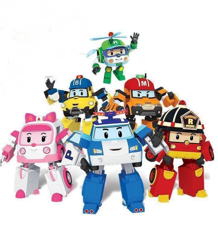 Набір з 6 трансформерів Fun Game Robocar Poli 381 D Полі/Ембер/Рой/Хелі/Марк/Бакі (2052285090) - фото 3 Набір з 6 трансформерів Fun Game Robocar Poli 381 D Полі/Ембер/Рой/Хелі/Марк/Бакі (2052285090) - фото 3