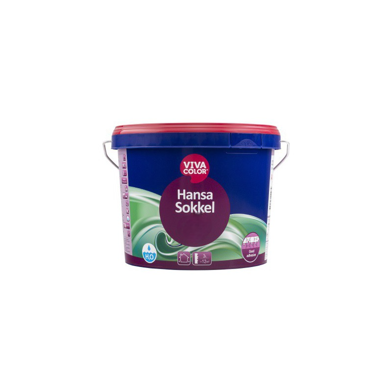 Фарба для цоколя матова Vivacolor Hansa Sokkel воднодисперсійна база С 2,7 л Прозорий (2149490768) - фото 1 Фарба для цоколя матова Vivacolor Hansa Sokkel воднодисперсійна база С 2,7 л Прозорий (2149490768) - фото 1