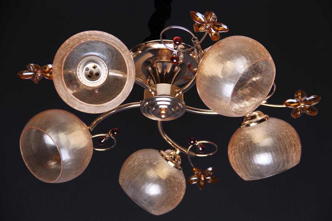 Люстра Svlight пятиламповая 9018/5D Золотой (374964729)