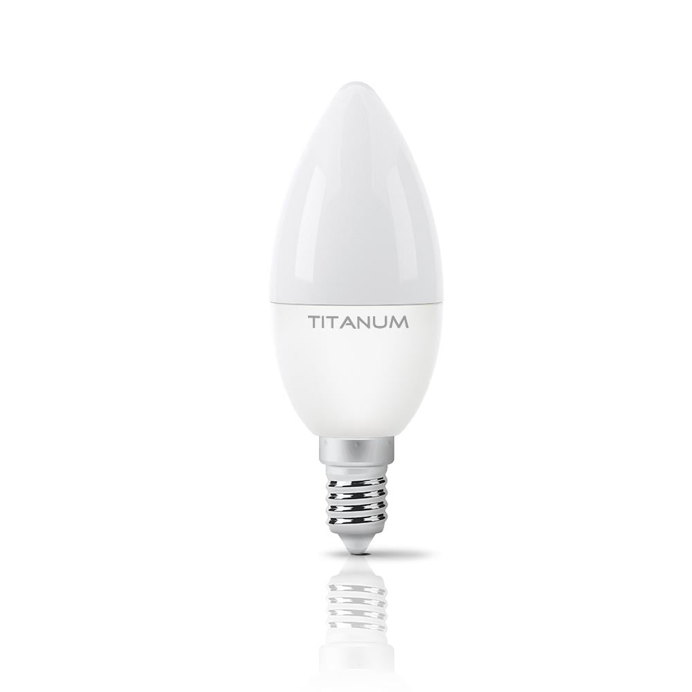 Лампа LED TITANUM C37 6W E14 4100K 220V White (2929049)