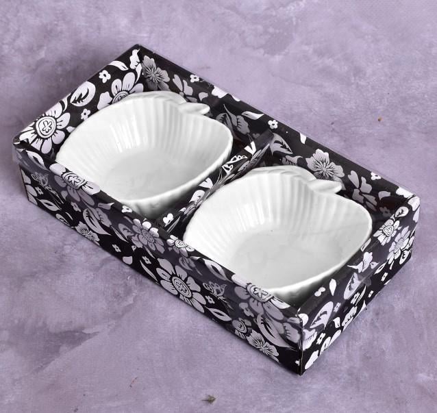 Соусники фарфоровые 21x10,5x5,5 см 2 шт. (AN012967)