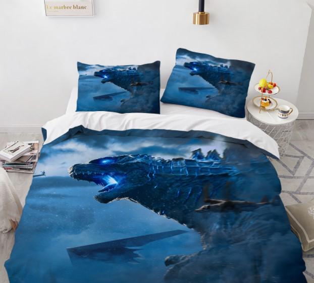 Комплект постельного белья с 3D рисунком Godzilla #7