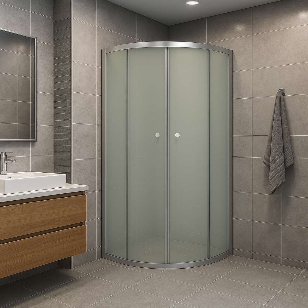 Душова кабіна без піддону KO&PO 7125-90 90х90x193 см матове скло 6 мм розсувні двері (C10248-1) - фото 1 Душова кабіна без піддону KO&PO 7125-90 90х90x193 см матове скло 6 мм розсувні двері (C10248-1) - фото 1