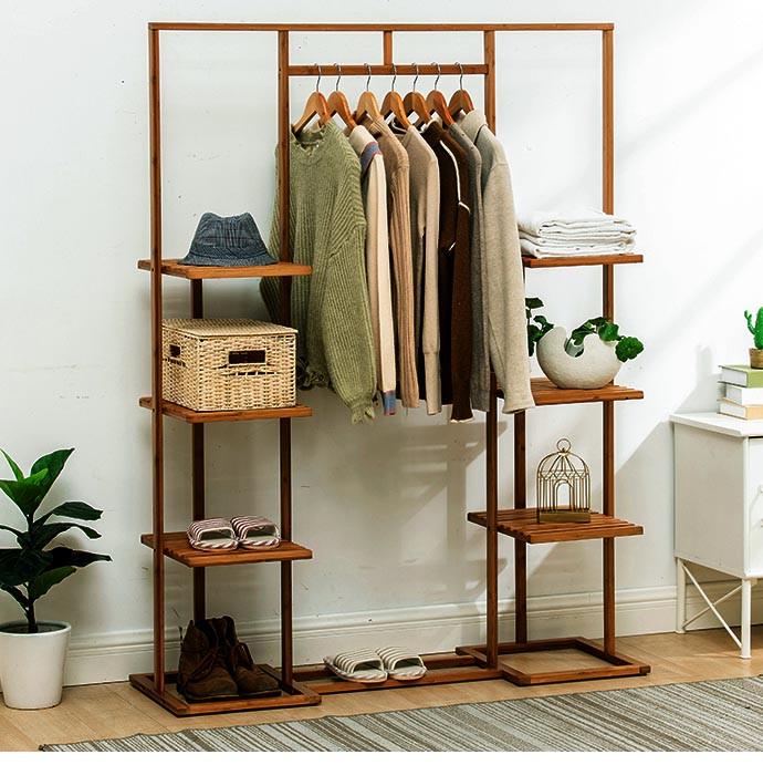 Вешалка-стойка для одежды из дерева Каварна 120 Мускат (СВГ-121007)