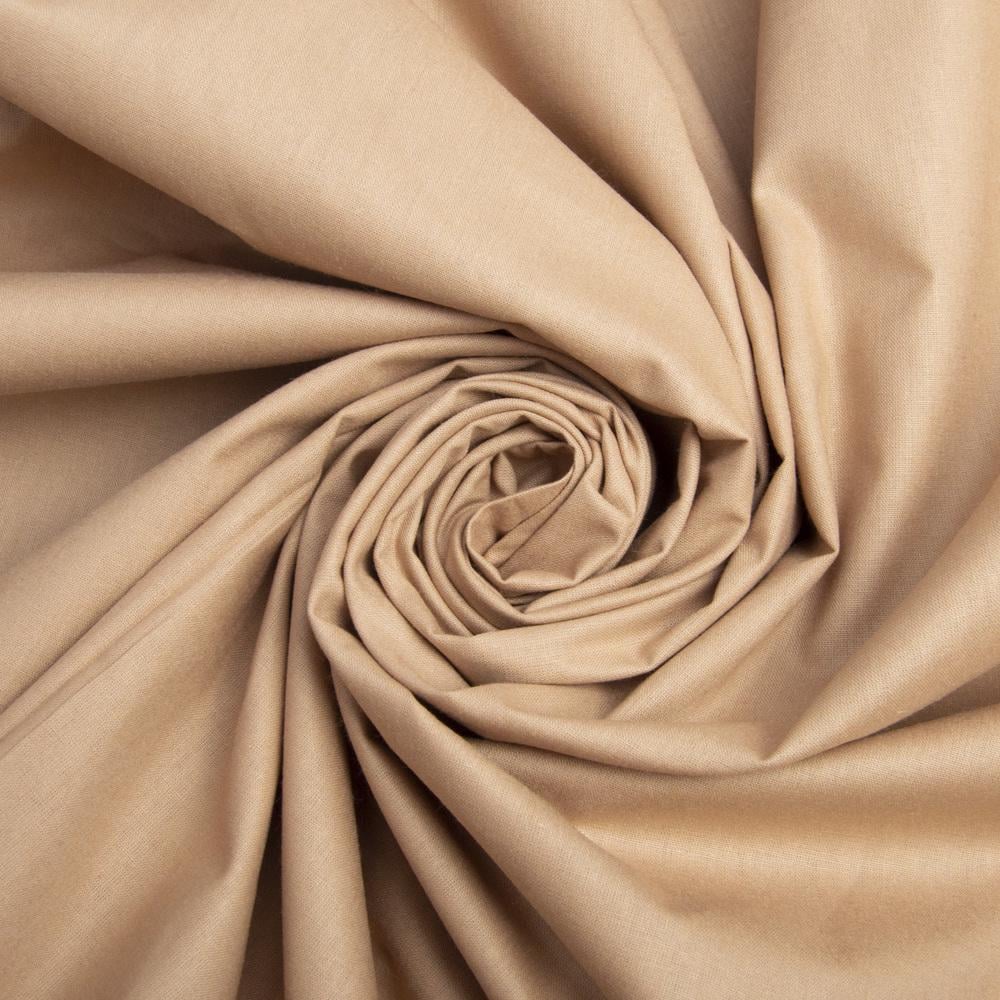 Ткань бязь ранфорс для постельного белья V-67 2,4 м Мокко (23875)