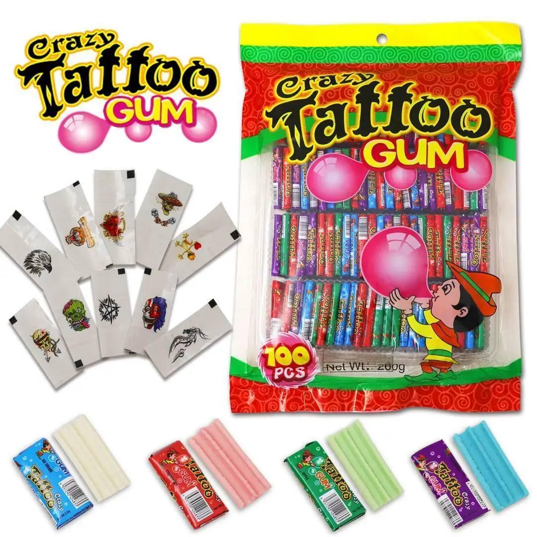 Жувальна гумка Crazy Tattoo Gum Шалене тату 100 шт. (00000002433) - фото 2