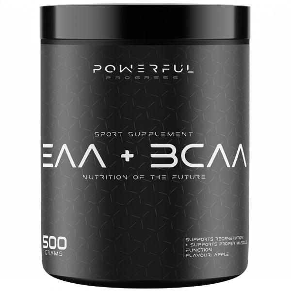 Аминокомплекс для спорта Powerful Progress EAA + BCAA 500 г 50 порций Apple (000022565)