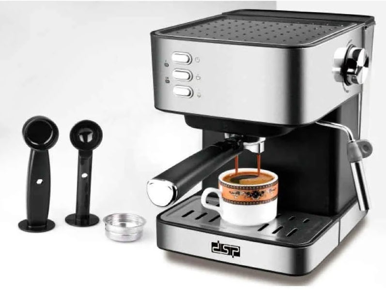 Кофемашина напівавтомат DSP Espresso Coffee Maker KA3028 з капучинатором - фото 2 Кофемашина напівавтомат DSP Espresso Coffee Maker KA3028 з капучинатором - фото 2