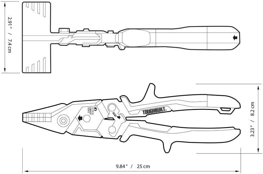 Кліщі покрівельні ToughBuilt Seamer 250 мм (TB-H4-61-S3-BEA) - фото 8