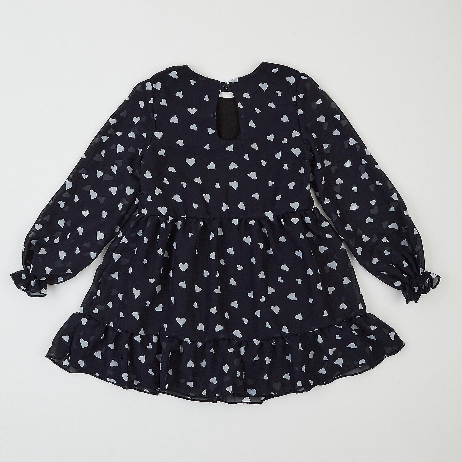 Платье детское с длинным рукавом ЛяЛя р. 98 Синий (15ШФ119)