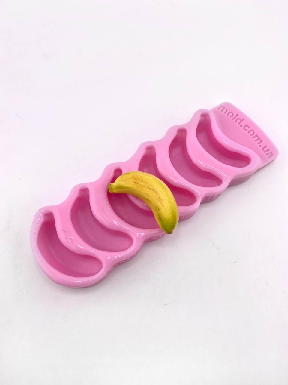 Молд силиконовый Бананы декор 2д (11412)