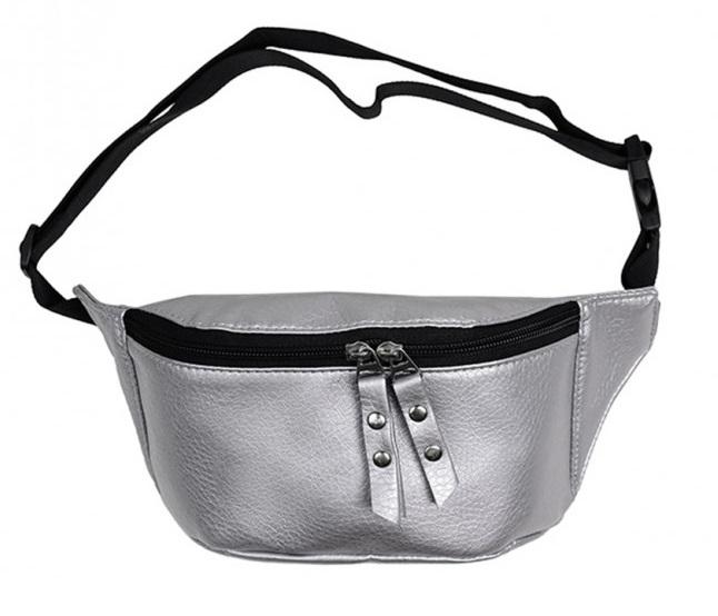 Сумка-бананка Sambag Tirso MTH Серебро (80131003)