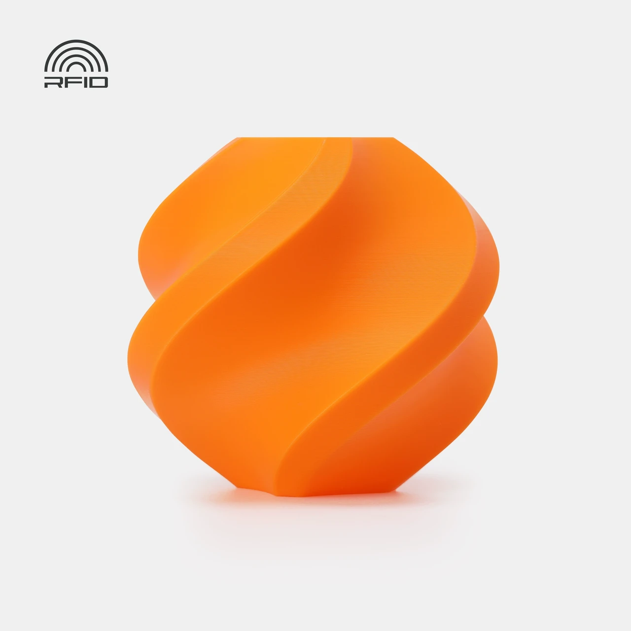 Пластик Bambu Lab PLA Basic с RFID меткой без катушки Orange (10300)