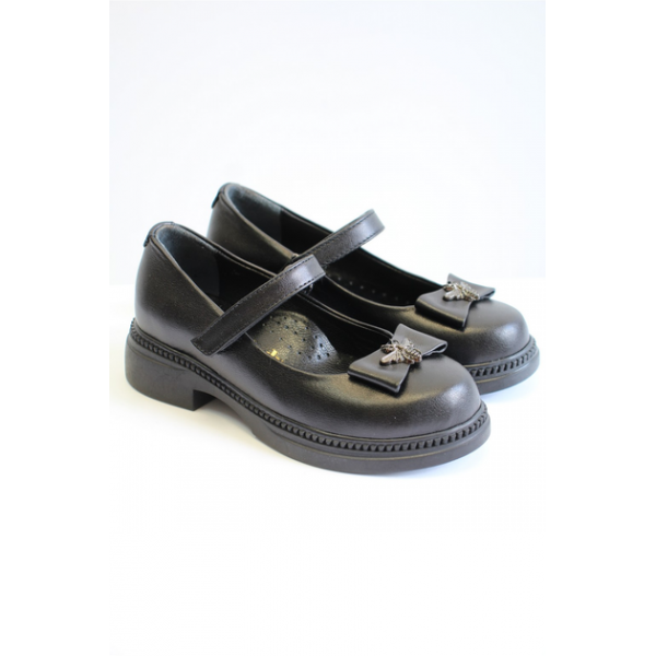 Туфли для девочки Little Lady КР24-10 3100FLT р. 27 17,1 см Черный (2832388676)