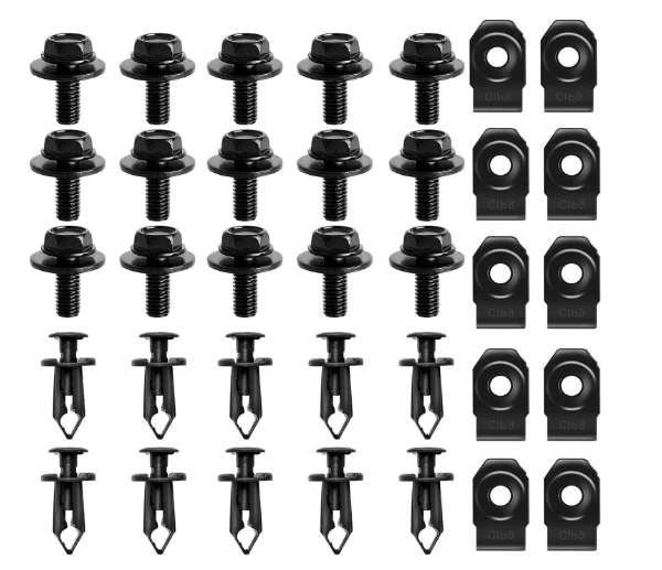 Набір кронштейнів для крила/бампера/двері/бічної спідниці авто 35 шт.