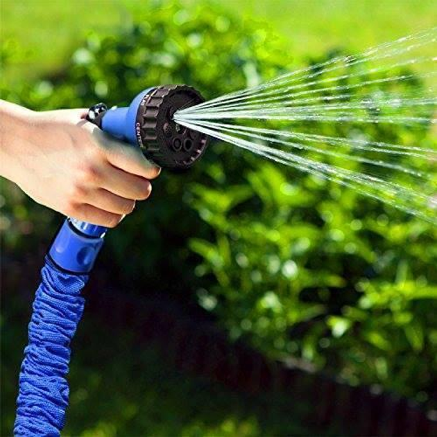 Шланг для поливу з розпилювачем що розтягується MAGIC HOSE V-HOSE PRO 75 м/250ft Синій (2873) - фото 8 Шланг для поливу з розпилювачем що розтягується MAGIC HOSE V-HOSE PRO 75 м/250ft Синій (2873) - фото 8