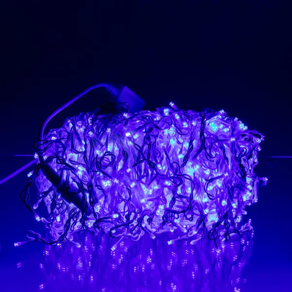 Гирлянда уличная Бахрома 50MWBL 50 м 600 LED Белый/Синий (29912795)