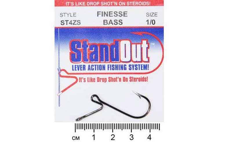 Крючок офсетный StandOut ST4ZS №1/0 7 шт. Black Nickel (7920) - фото 2 Крючок офсетный StandOut ST4ZS №1/0 7 шт. Black Nickel (7920) - фото 2