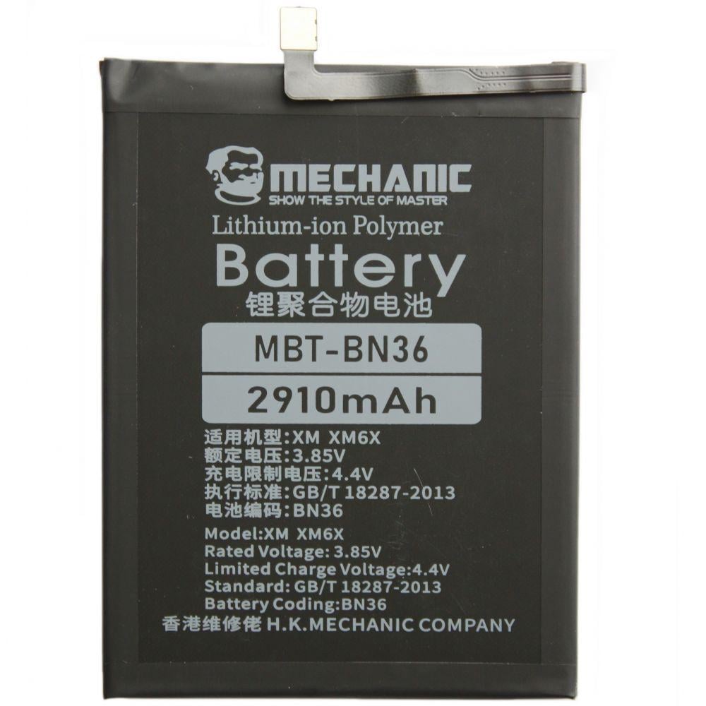 Аккумулятор MECHANIC BN36 3010 mAh для Xiaomi Mi A2/Mi 6X