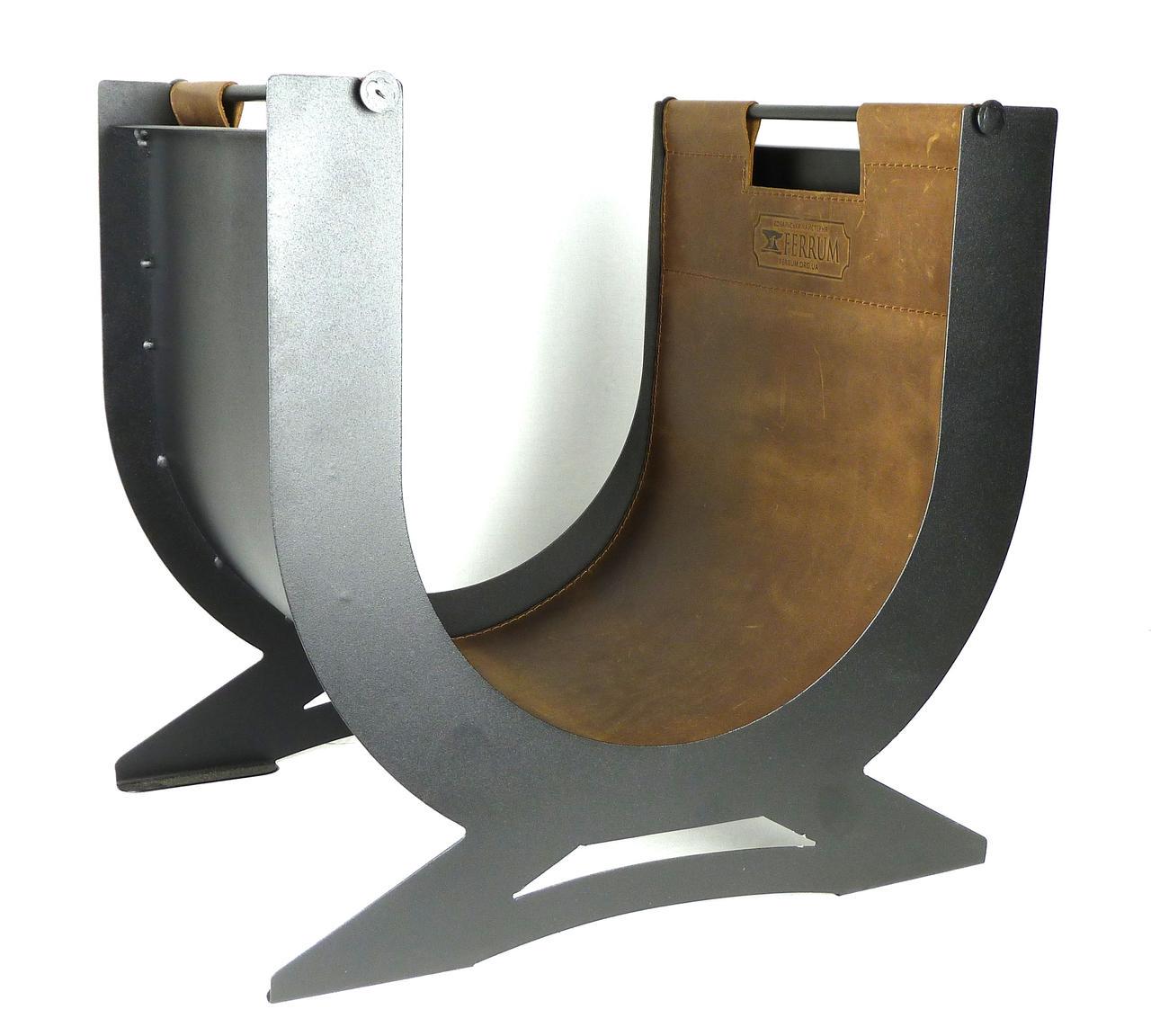 Дровница для камина Зевс с сумкой для дров Черный (891) - фото 5 Дровница для камина Зевс с сумкой для дров Черный (891) - фото 5