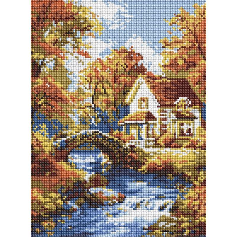 Алмазна мозаїка Ideyka Затишок у природі 30x40 см (AMO8080)