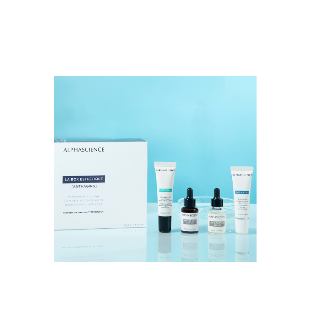 Набір для омолодження та зменшення чутливості ALPHASCIENCE La Box Esthétique Anti-Aging 36 мл Набір для омолодження та зменшення чутливості ALPHASCIENCE La Box Esthétique Anti-Aging 36 мл