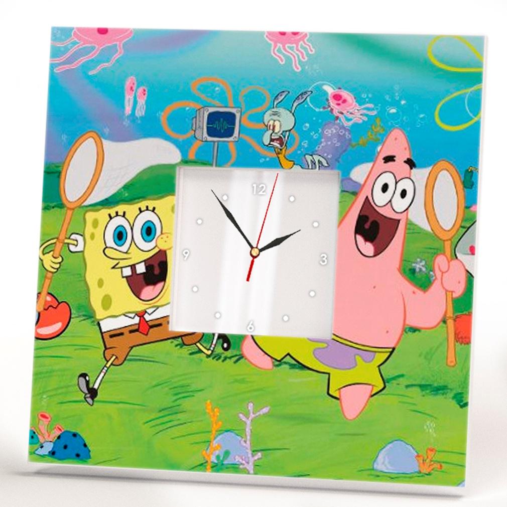 Часы Мультфильм «Губка Боб» 260x260 мм (C02025)