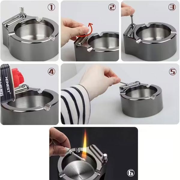 Попільничка з вічним сірником ретро дизайн з вогнем (id_3352) - фото 5 Попільничка з вічним сірником ретро дизайн з вогнем (id_3352) - фото 5