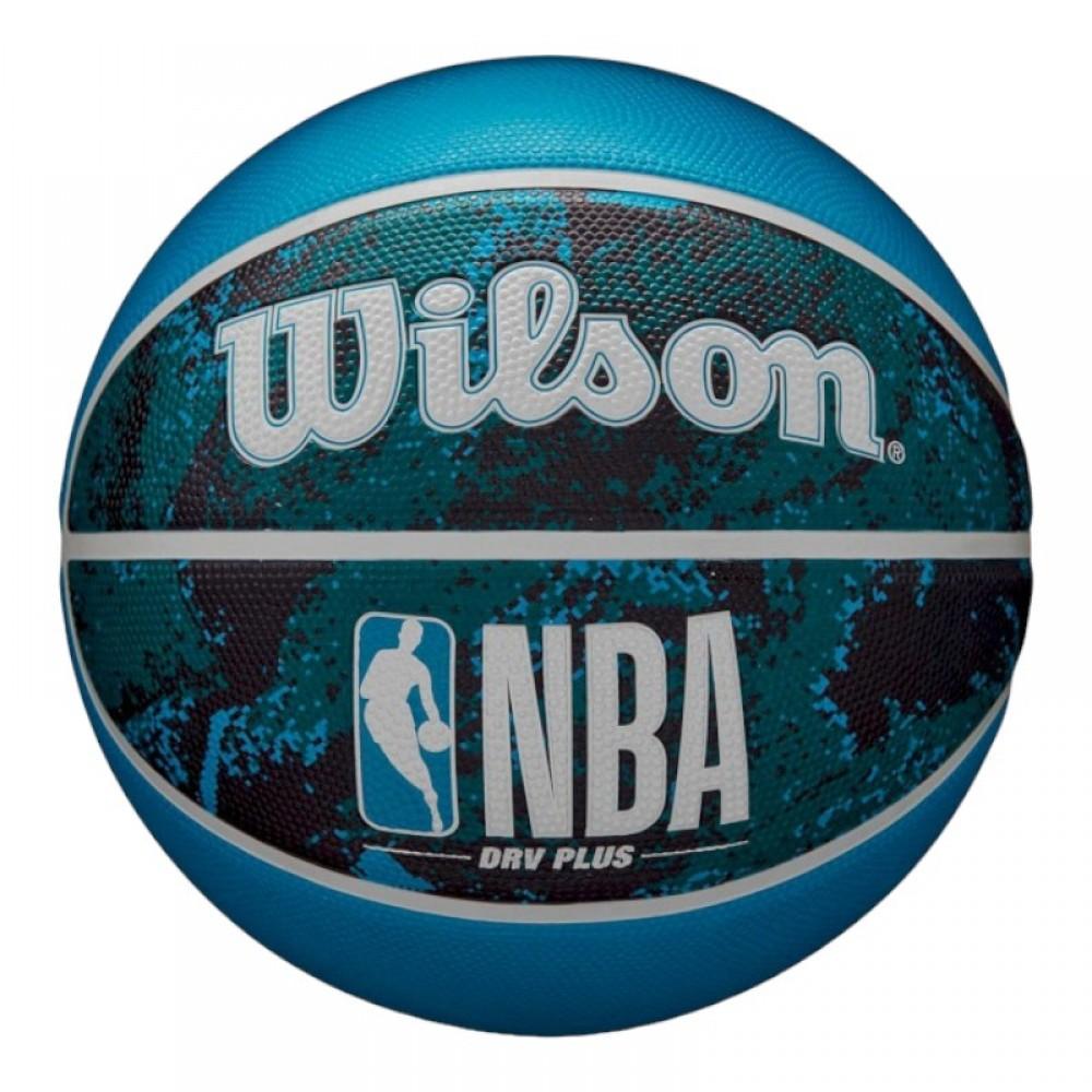 М'яч баскетбольний Wilson NBA DRV PLUS VIBE BSKT р. 5 Black/Blue (WZ3012602XB5 5)