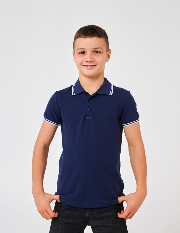 Футболка-поло для мальчика Smil Лакоста 134 см Темно синий (114114) - фото 1 Футболка-поло для мальчика Smil Лакоста 134 см Темно синий (114114) - фото 1
