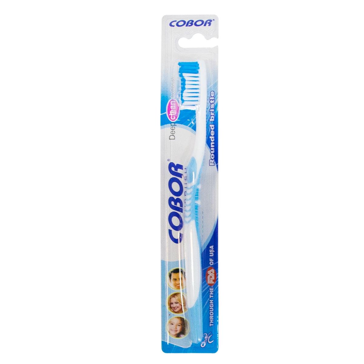 Зубна щітка для дорослих Cobor toothbrush Е-608 Блакитний (1009769-LightBlue)