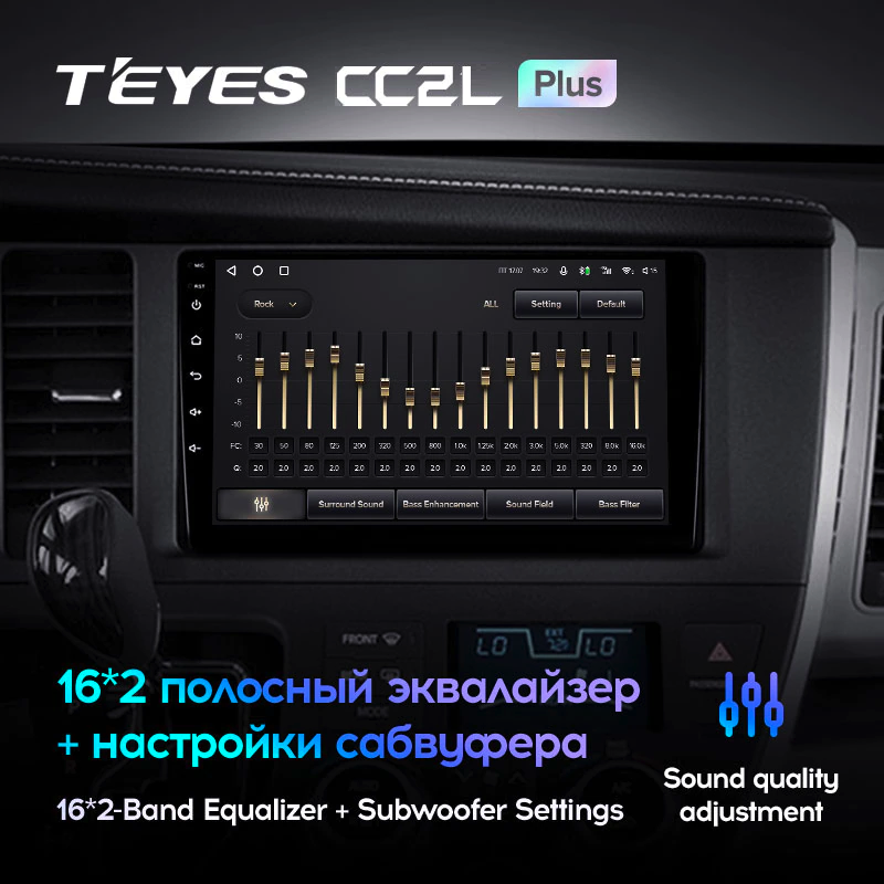 Автомагнітола штатна Teyes CC2L Plus для Toyota Sienna 3 XL30 2014-2022 Android 2/32 Гб (1707903849) - фото 4