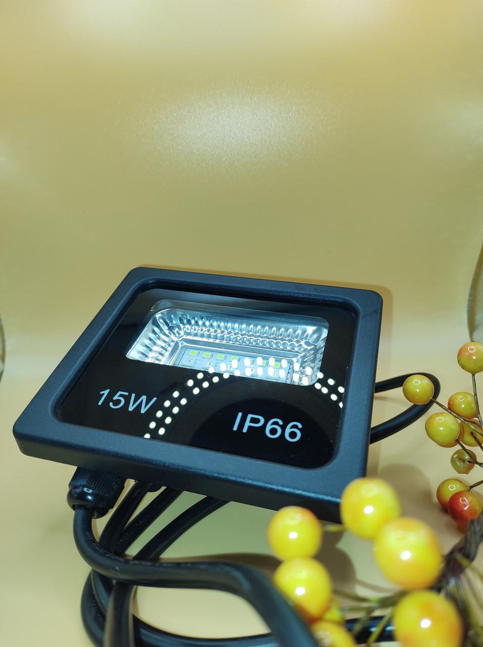 Светильник для подсветки фасадов RGB LED Flood Light 15W с Bluetooth управлением через телефон/защита IP66 - фото 3 Светильник для подсветки фасадов RGB LED Flood Light 15W с Bluetooth управлением через телефон/защита IP66 - фото 3