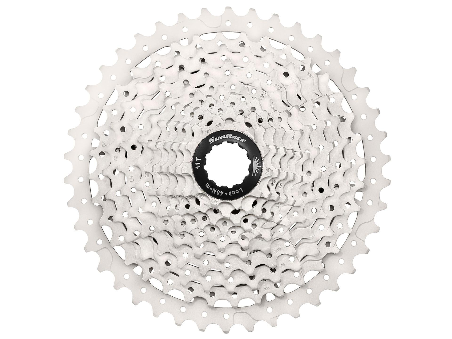 Кассета 10-k 11-46T SUN RACE MTB MS3 Metallic Silver