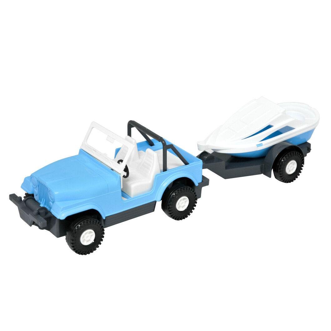 Іграшка Tigres авто-джип з човном Блакитний Іграшка Tigres авто-джип з човном Блакитний