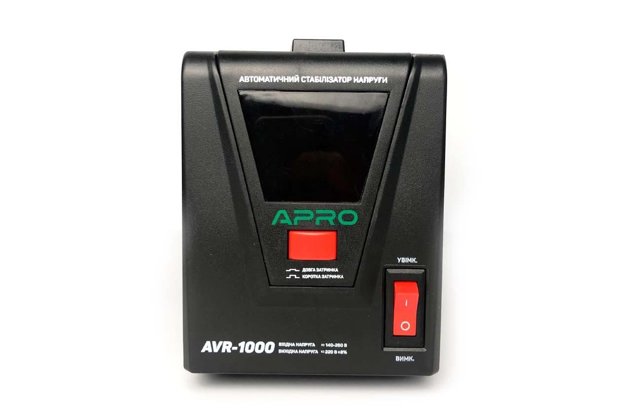 Стабілізатор напруги релейний Apro AVR-1000 (852010) - фото 2