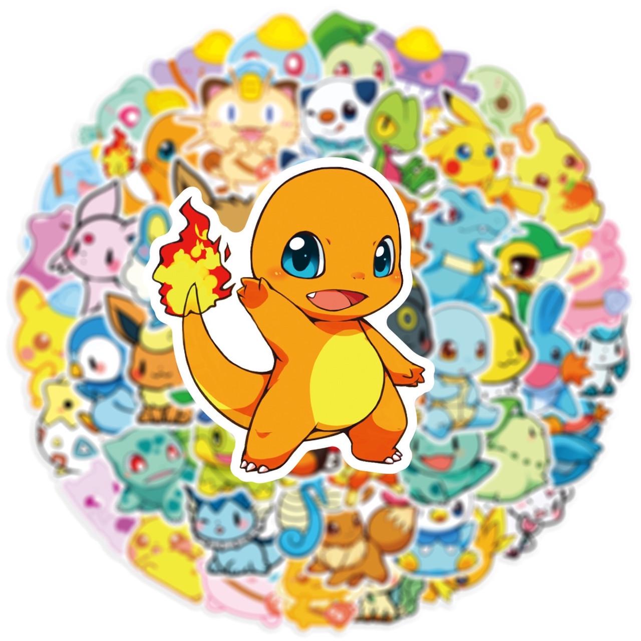 Стикеры Pokemon 50 шт. (1908106744)