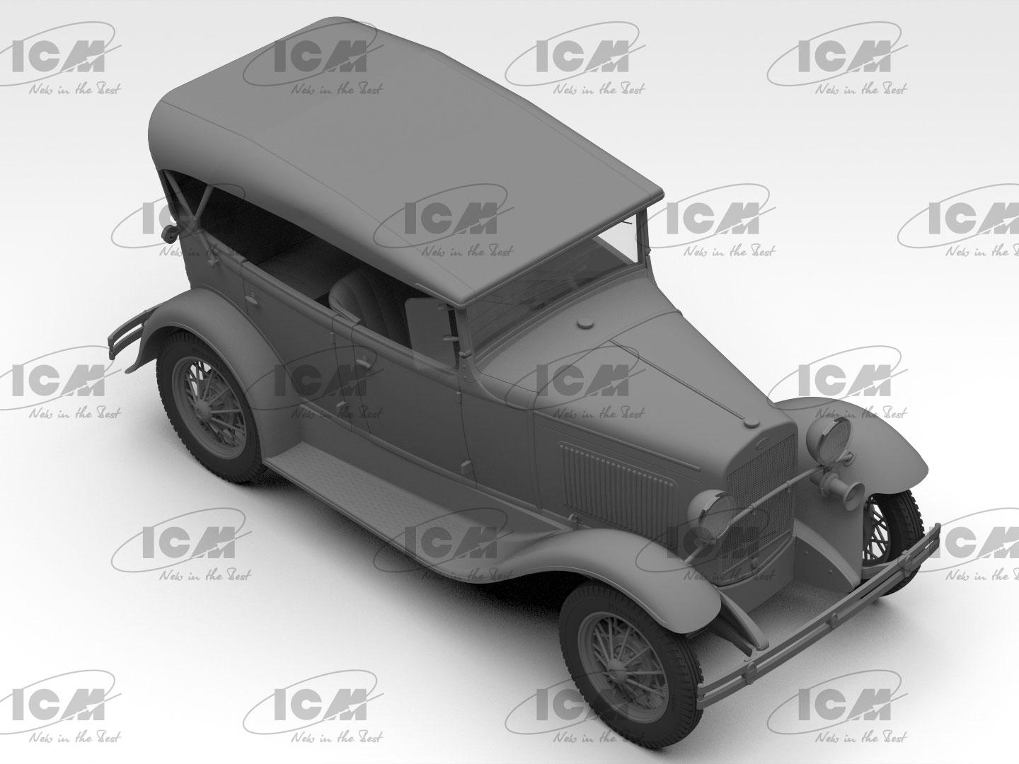 Сборная модель ICM ГАЗ-А на германской службе (24053) - фото 3 Сборная модель ICM ГАЗ-А на германской службе (24053) - фото 3