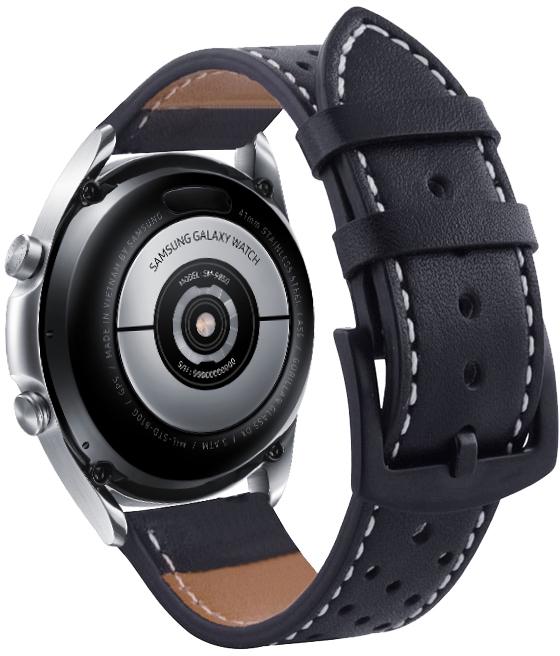Ремінець шкіряний Classico для Galaxy Watch 3 41 мм Black (16946)
