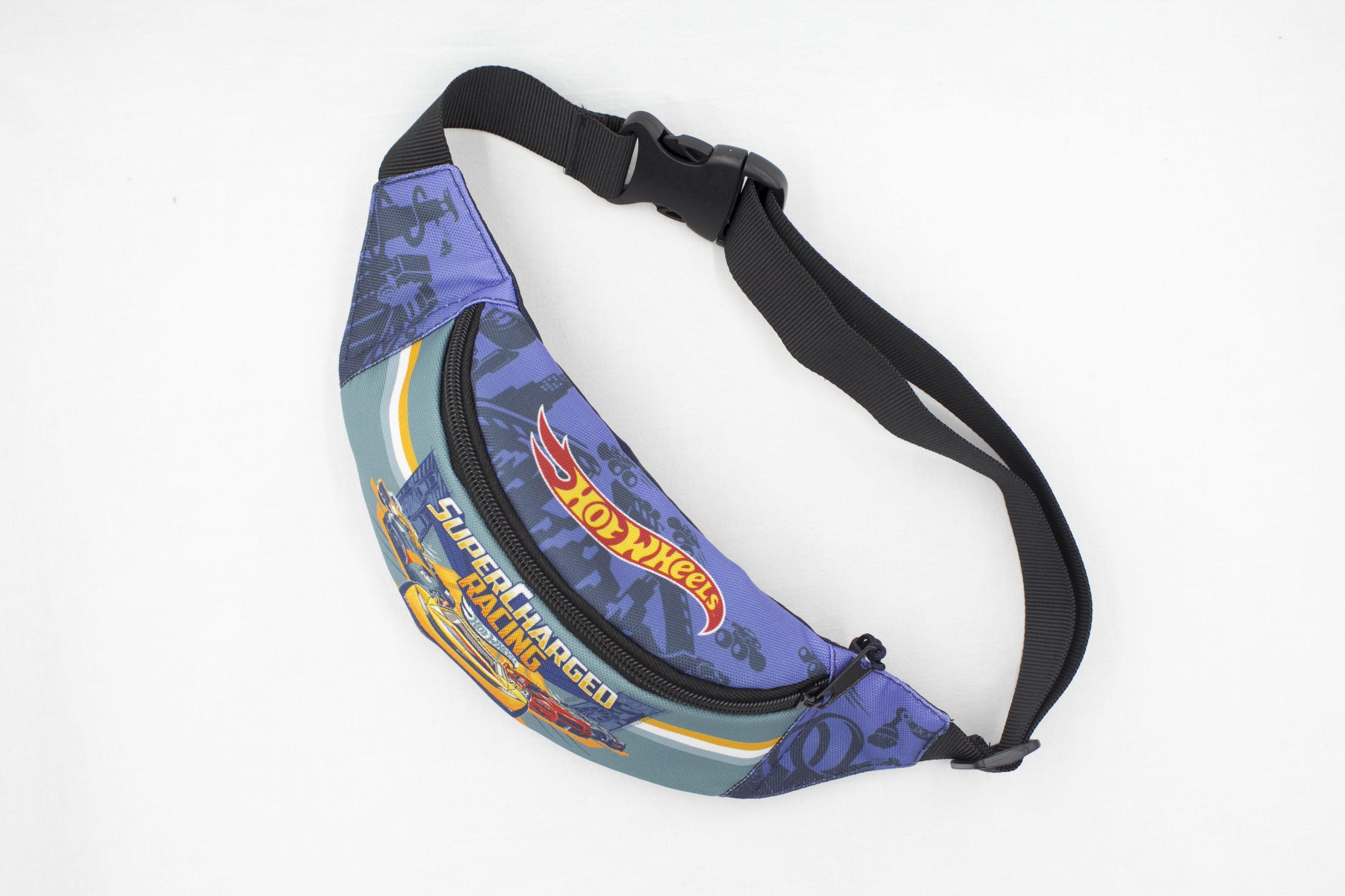 Сумка бананка для хлопчика з регулюючим ремінцем 4-8 років Хот Вілс Блакитний (Д-021) - фото 2 Сумка бананка для хлопчика з регулюючим ремінцем 4-8 років Хот Вілс Блакитний (Д-021) - фото 2