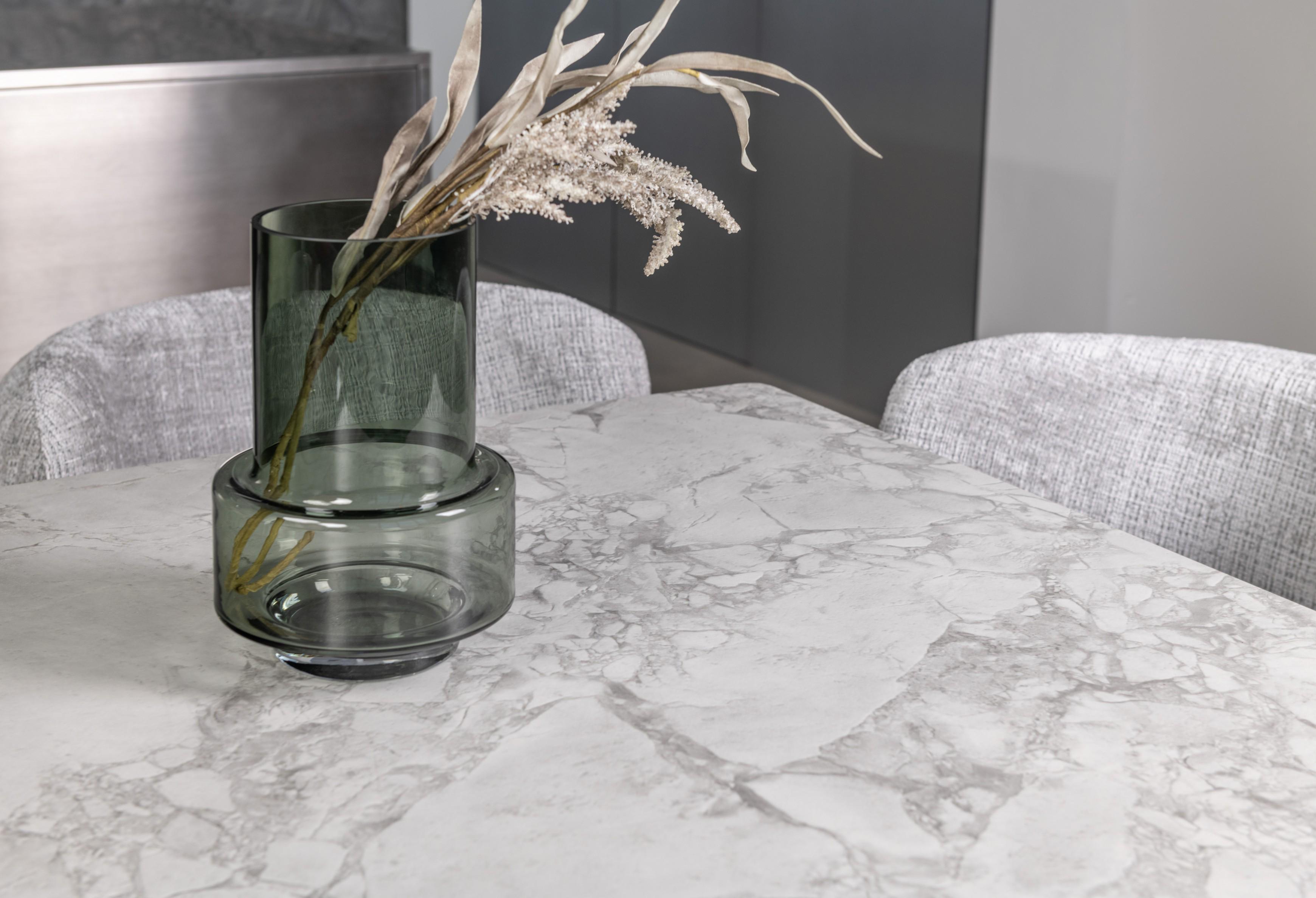 Стіл обідній розсувний Vetro Mebel Феліче 1400- 2000x900x760 мм Клауді грей/Чорний (TМL-1000-1) - фото 8 Стіл обідній розсувний Vetro Mebel Феліче 1400- 2000x900x760 мм Клауді грей/Чорний (TМL-1000-1) - фото 8