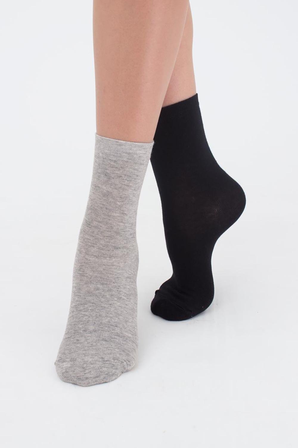 Шкарпетки жіночі класичні 2 пари Giulia WS3 CLASSIC 2 пари р. 36/40 Multicolor/Black/Silver melange (30668109)