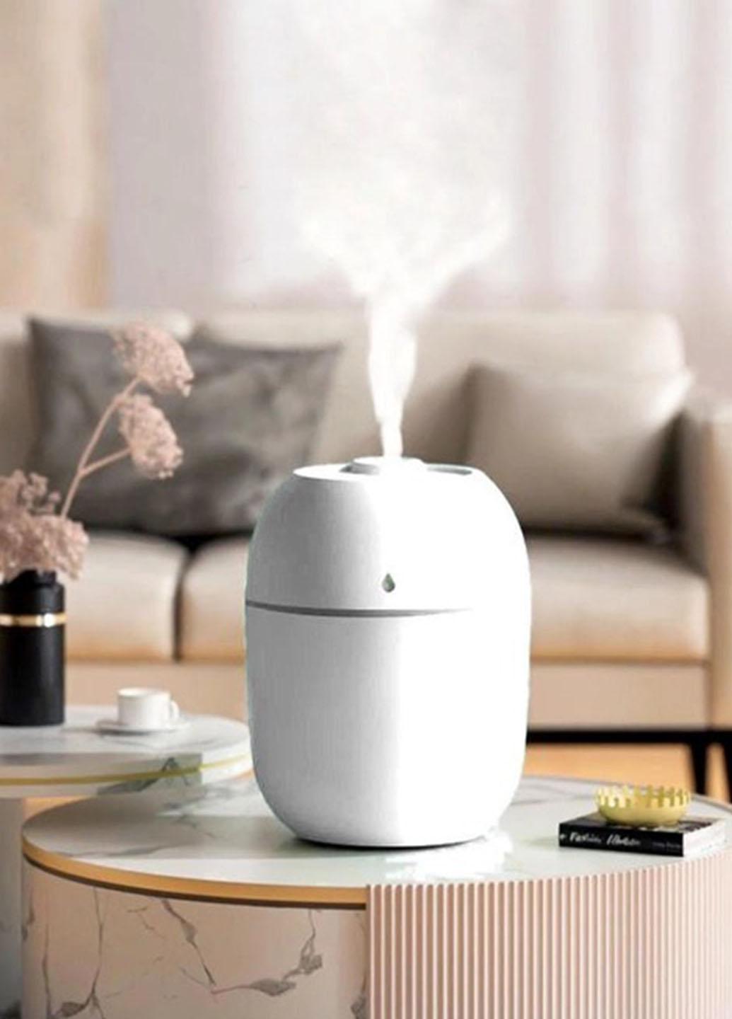 Зволожувач повітря ультразвуковий UKC Humidifier Egg з Led підсвічуванням 220 мл Білий (689U) - фото 2