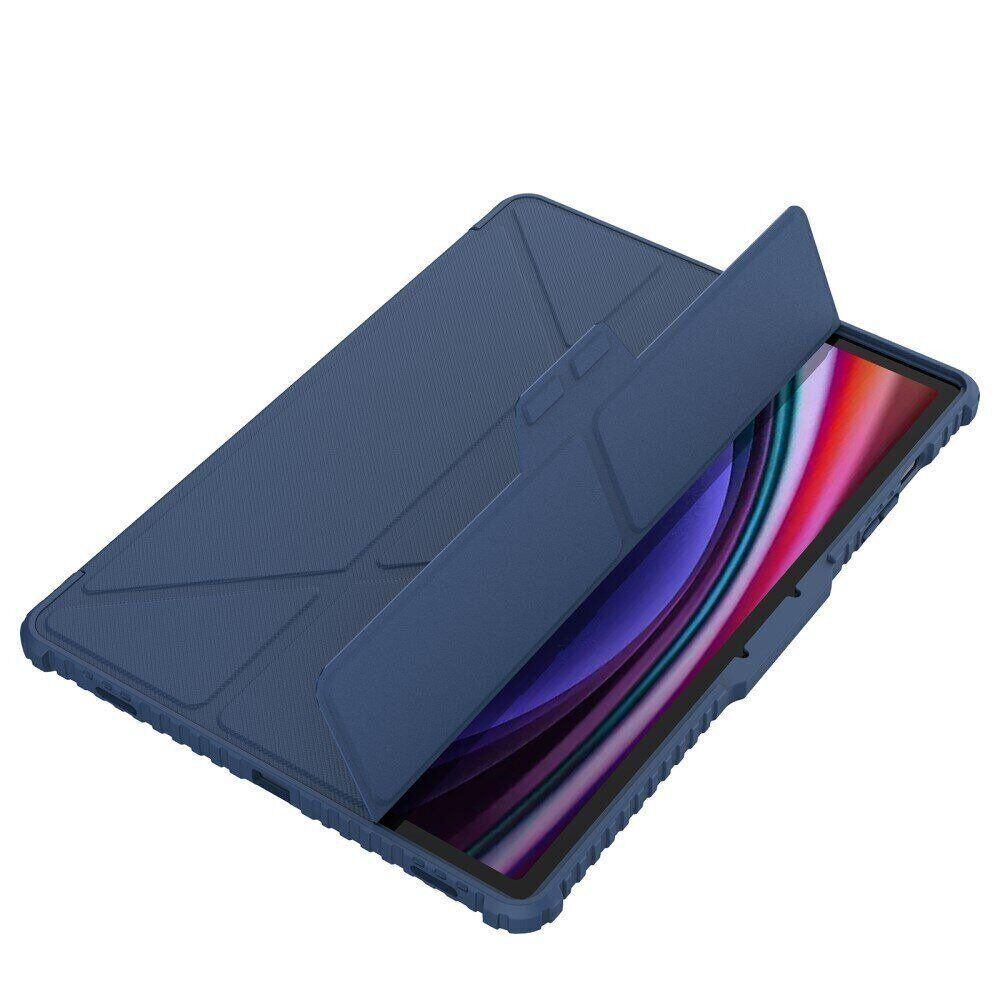 Чехол книжка Nillkin Bumper Pro Multi-angle Leather Case для Samsung Galaxy Tab S9 Plus 12.4'' Blue - фото 3